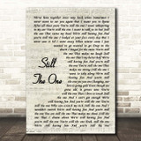 Orleans Still The One Vintage Script Song Lyric Print