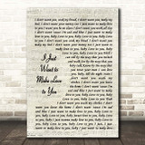 Foghat I Just Want to Make Love to You Vintage Script Song Lyric Print