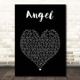 Sarah McLachlan Angel Black Heart Song Lyric Print