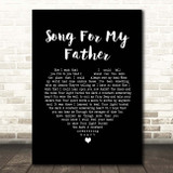 Sarah McLachlan Song For My Father Black Heart Song Lyric Print
