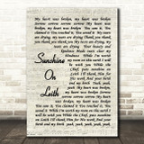Sunshine On Leith The Proclaimers Song Lyric Vintage Script Quote Print