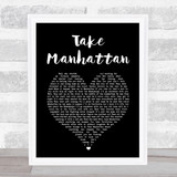 Soul Asylum Take Manhattan Black Heart Song Lyric Print