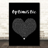 Sounds Of Blackness Optimistic Black Heart Song Lyric Print