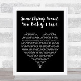 Status Quo Something 'Bout You Baby I Like Black Heart Song Lyric Print
