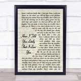 Van Morrison Have I Told You Lately That I Love You Song Vintage Script Print