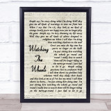 John Lennon Watching The Wheels Quote Song Lyric Print