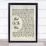 Leonard Cohen Bird On The Wire Quote Song Lyric Print