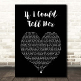Ben Platt & Laura Dreyfuss If I Could Tell Her Black Heart Song Lyric Print