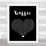 Stereophonics Traffic Black Heart Song Lyric Print