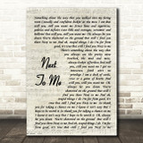Imagine Dragons Next To Me Song Lyric Vintage Script Quote Print