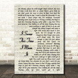 Mayday Parade I Swear This Time I Mean It Song Lyric Vintage Script Quote Print