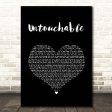 Taylor Swift Untouchable Black Heart Song Lyric Print
