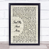 Van Morrison Steal My Heart Away Song Lyric Vintage Script Quote Print