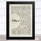 Godsmack Bulletproof Vintage Script Song Lyric Music Art Print