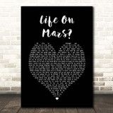 Texas Lightning No, No, Never Black Heart Song Lyric Print