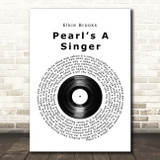 Elkie Brooks Pearls A Singer Vinyl Record Song Lyric Print