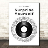 Jack Garratt Surprise Yourself Vinyl Record Song Lyric Print