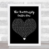 The Jam The Butterfly Collector Black Heart Song Lyric Print