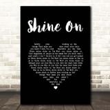The Kooks Shine On Black Heart Song Lyric Print