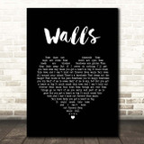 The Lumineers Walls Black Heart Song Lyric Print