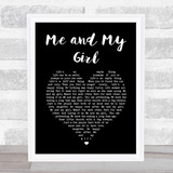 Bill Snibson and Sally Smith Me and My Girl Black Heart Song Lyric Print