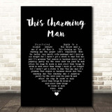 The Smiths This Charming Man Black Heart Song Lyric Print