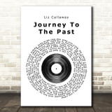 Liz Callaway Journey To The Past Vinyl Record Song Lyric Quote Print