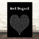 Tim Minchin Not Perfect Black Heart Song Lyric Print