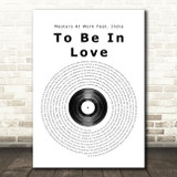 Masters At Work Feat. India To Be In Love Vinyl Record Song Lyric Print