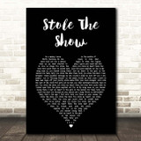 Upchurch Stole The Show Black Heart Song Lyric Print