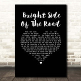 Van Morrison Bright Side Of The Road Black Heart Song Lyric Print