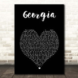 Vance Joy Georgia Black Heart Song Lyric Print