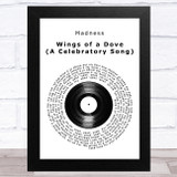 Madness Wings of a Dove (A Celebratory Song) Vinyl Record Song Lyric Music Art Print