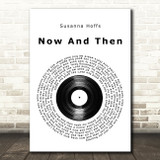 Susanna Hoffs Now And Then Vinyl Record Song Lyric Music Art Print