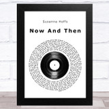 Susanna Hoffs Now And Then Vinyl Record Song Lyric Music Art Print