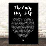 Yazz The Only Way Is Up Black Heart Song Lyric Print