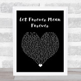 Blue October Let Forever Mean Forever Black Heart Song Lyric Print