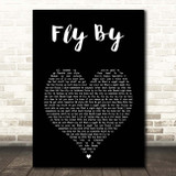 Blue Fly By Black Heart Song Lyric Print