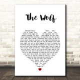 Mumford & Sons The Wolf Heart Song Lyric Print