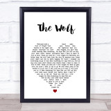 Mumford & Sons The Wolf Heart Song Lyric Print