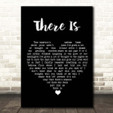 Boxcar Racer There Is Black Heart Song Lyric Print