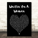 Brad Paisley Waitin' On A Woman Black Heart Song Lyric Print