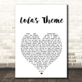 The Shapeshifters Lola's Theme White Heart Song Lyric Print
