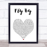 Blue Fly By White Heart Song Lyric Print