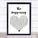 Diana Ross The Supremes The Happening White Heart Song Lyric Print