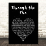 Chaka Khan Through the Fire Black Heart Song Lyric Print