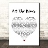 Groove Armada At The River White Heart Song Lyric Print