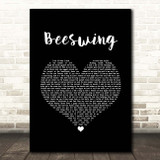 Christy Moore Beeswing Black Heart Song Lyric Print