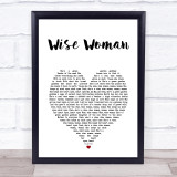 Jason Mraz Wise Woman White Heart Song Lyric Print