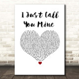 Jess Glynne Gave Me Something White Heart Song Lyric Print